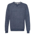 JERZEES Unisex Snow Heather French Terry Crewneck Sweatshirt