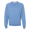 JERZEES Unisex Snow Heather French Terry Crewneck Sweatshirt