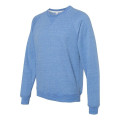 JERZEES Unisex Snow Heather French Terry Crewneck Sweatshirt