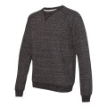 JERZEES Unisex Snow Heather French Terry Crewneck Sweatshirt