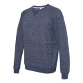 JERZEES Unisex Snow Heather French Terry Crewneck Sweatshirt