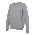 JERZEES Unisex Snow Heather French Terry Crewneck Sweatshirt