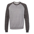 JERZEES Unisex Snow Heather French Terry Crewneck Sweatshirt