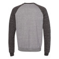 JERZEES Unisex Snow Heather French Terry Crewneck Sweatshirt