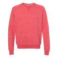 JERZEES Unisex Snow Heather French Terry Crewneck Sweatshirt