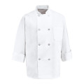 Chef Designs Eight Pearl Button Chef Coat Long Sizes