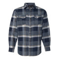 Burnside Snap Front Plaid Flannel Shirt