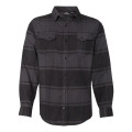 Burnside Men's Snap Front Plaid Flannel Shirt