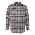 Burnside Men's Snap Front Plaid Flannel Shirt