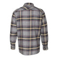 Burnside Men's Snap Front Plaid Flannel Shirt