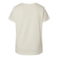 LAT Women's Curvy Collection Fine Jersey V-Neck Tee