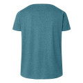 LAT Women's Curvy Collection Fine Jersey V-Neck Tee