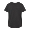 LAT Women's Curvy Collection Fine Jersey V-Neck Tee