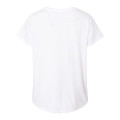 LAT Women's Curvy Collection Fine Jersey V-Neck Tee