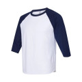 JERZEES Premium Blend Ringspun Three-Quarter Sleeve Ragla...