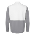 Adidas Men's Textured Mixed Media Quarter-Zip Pullover