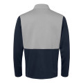 Adidas Men's Textured Mixed Media Quarter-Zip Pullover