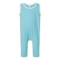 Rabbit Skins Infant Harborside Melange Tank Romper