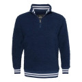 Boxercraft Unisex Varsity Sherpa Quarter-Zip Pullover