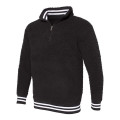 Boxercraft Unisex Varsity Sherpa Quarter-Zip Pullover