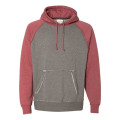 J. America Men's Vintage Heather Hooded Sweatshirt