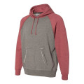 J. America Men's Vintage Heather Hooded Sweatshirt