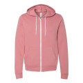 BELLA + CANVAS Unisex Sponge Fleece Full-Zip Hoodie Sweat...