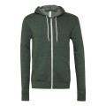 BELLA + CANVAS Unisex Sponge Fleece Full-Zip Hoodie Sweat...