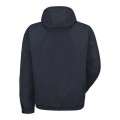 Red Kap Men's Blended Duck Zip-Front Hooded Jacket
