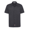 Dickies Men's Industrial Short Sleeve Cotton Work Shirt