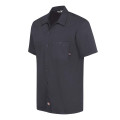 Dickies Men's Industrial Short Sleeve Cotton Work Shirt