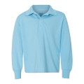 JERZEES SpotShield™ Youth Long Sleeve Polo