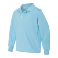 JERZEES SpotShield™ Youth Long Sleeve Polo