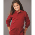 JERZEES SpotShield™ Youth Long Sleeve Polo