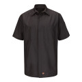 Red Kap Short Sleeve Automotive Crew Shirt - Long Sizes