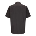 Red Kap Short Sleeve Automotive Crew Shirt - Long Sizes