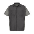 Red Kap Short Sleeve Automotive Crew Shirt - Long Sizes