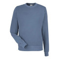 J. America Unisex Pigment-Dyed Fleece Crewneck Sweatshirt