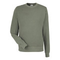 J. America Unisex Pigment-Dyed Fleece Crewneck Sweatshirt