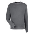 J. America Unisex Pigment-Dyed Fleece Crewneck Sweatshirt