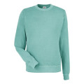 J. America Unisex Pigment-Dyed Fleece Crewneck Sweatshirt