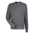 J. America Unisex Pigment-Dyed Fleece Crewneck Sweatshirt