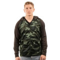 Burnside Men's Performance Raglan Full-Zip Sweatshirt