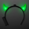 Light Up Green Devil Horns