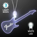 LED Acrylic Guitar Necklace