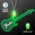 LED Acrylic Guitar Necklace