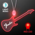 LED Acrylic Guitar Necklace