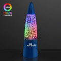 Glitter rocket lamp