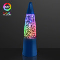 Glitter rocket lamp