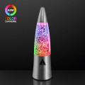 Glitter rocket lamp